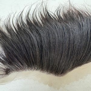 Lace Frontal Toupee 100% Human Hair Hairline r Full French Lace Hairline for Men and Women Male Replacement 1B Natural Black Hair Patch - Image 9