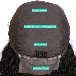 13x4 Lace Front Human Hair Wigs Chocolate Ombre Brown Red Pre Plucked Natural Hairline Straight Body Wave Lace Wig 150% Density Brazilian Remy Hair Wigs - Image 7