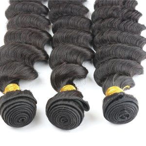 Hair Extension Hairdo Bundles of Hair Deep Wave Brazilian Hair Weave Style - Image 5