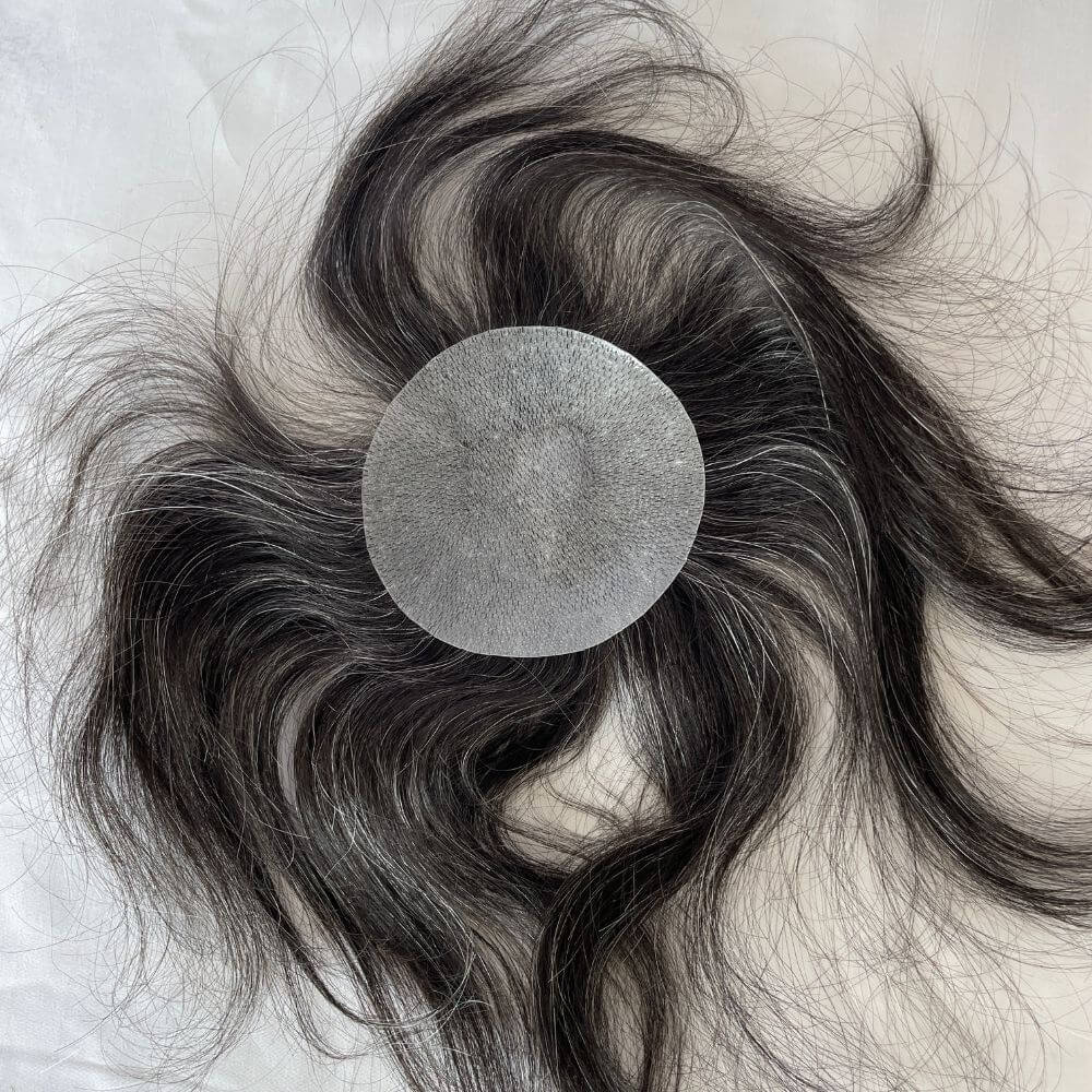 Side Or Back Hair Patches 8x8 cm Full Skin PU Base Toupee For Men Covering Bald Spots On Head Sides Or Back - Image 9