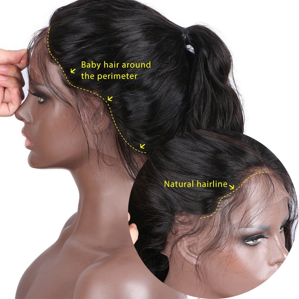 Deep Part Lace Front Wigs 13X6 Silky Straight Lace Front Human Hair Wigs Brazilian Wig Glueless Full Lace Wigs Bleached Knots for Black Women - Image 4