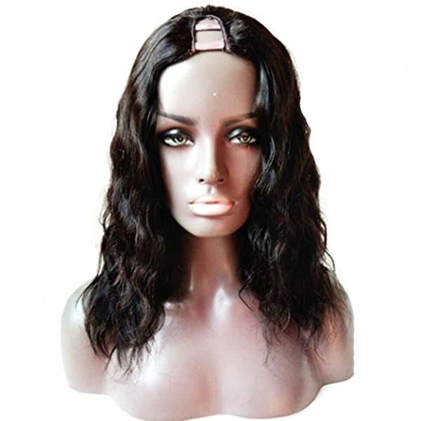 Short Bob Human Hair Wigs U Part Wig For Black Women Natural Wave Natural Color Brazilian Hair - Image 8