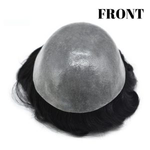 Stock Toupee Men’s Toupee Soft Thin Skin 0.06mm PU 10x8inch Hair Replacement for Men's Hairpiece 100% European Human Hair Pieces for Man - Image 7