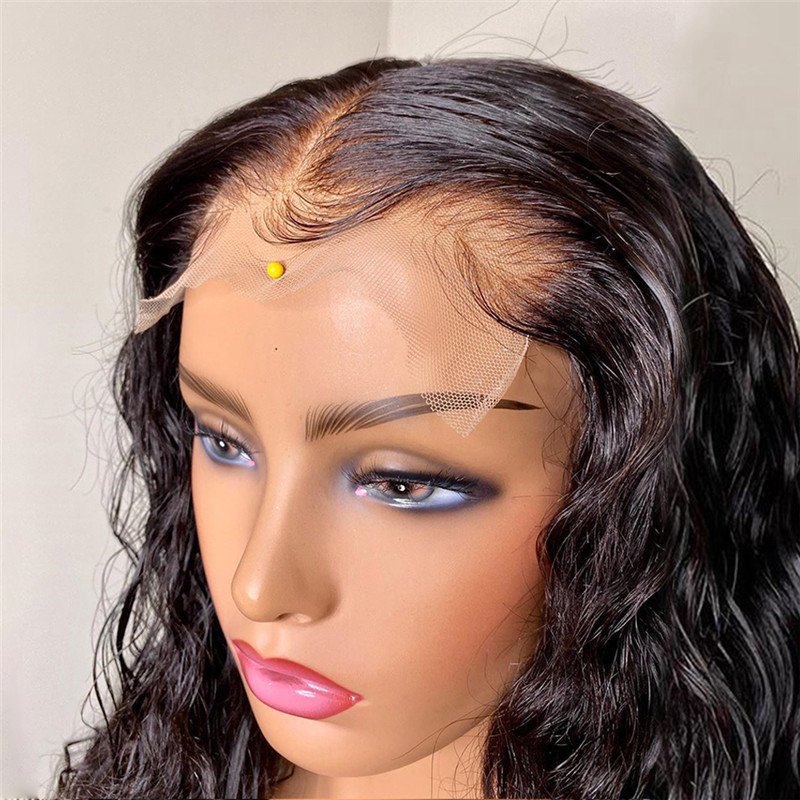 Water Wave Lace Front Wig Pre Plucked Human Hair Wigs 28 30 32inch Long Brazilian Lace Front Human Hair Wigs For Women - Image 4
