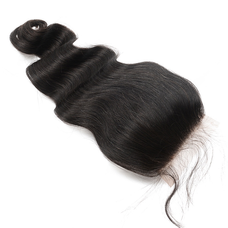 Transparent HD Swiss Thinner lace Body Wave 5x5 Lace Closure Brazilian Remy Hair Baby Hair Bleached Knots Human Hair Natural Color - Image 3