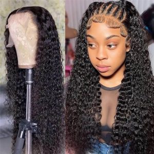Skin Melt Hd Lace Wigs Curly Hair 13*4 Lace Front Human Hair Wigs For Women Glueless Lace Wig - Image 6