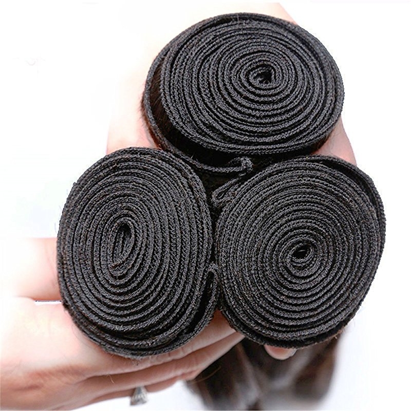 Loose Wave Hair Bundles With Closure 8A Full Lace Frontal 13X4 Wavy Human Hair Extensions 3 Bundle Double Weft - Image 3