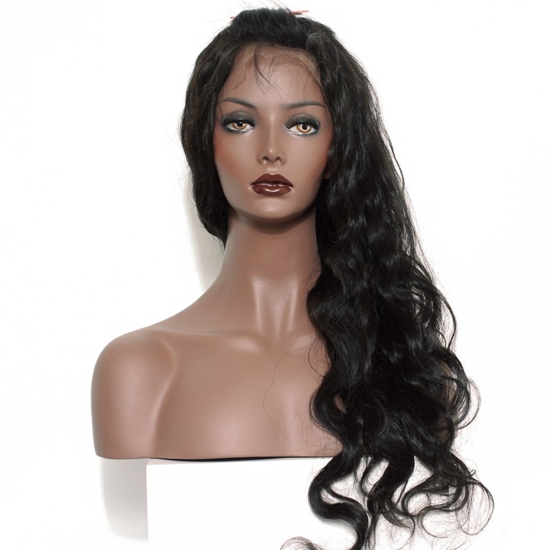 Human Lace Front Wigs 250% Density Brazilian Human Hair Body Wave Glueless Lace Front Wig Bleached Knots With Baby Hair For Sale - Image 3