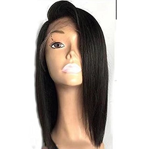 Deep Part 13x6 Short Bob 150% Density Lace Front Wigs for Black Women Brazilian Human Hair Glueless Silky Straight Lace Wig - Image 2
