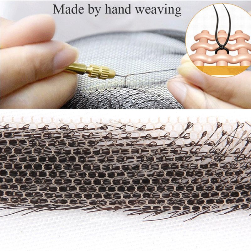 Fake Eyebrow Swiss Lace Invisible Eyebrows For Women and Men Black Color 100% Human Hair Full Hand Tied Eyebrow Hair - Image 6