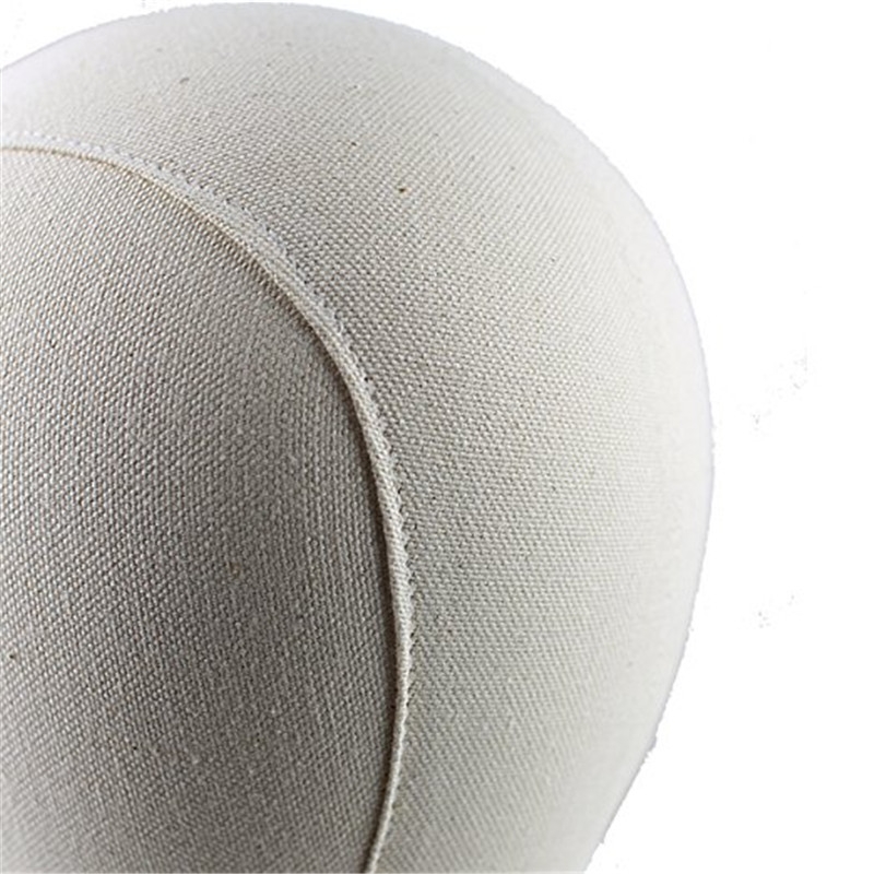 Water Repellant Canvas Wig Head for Wig Making Styling and Display Premium Quality Wig Stand - Image 5