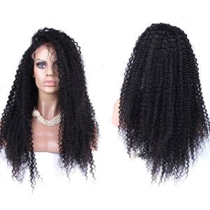 Lace Front Wigs with Bleached Knots Natural Color Brazilian Hair 250% Density Kinky Curly Lace Front Human Hair Wigs Natural Hair Line - Image 3