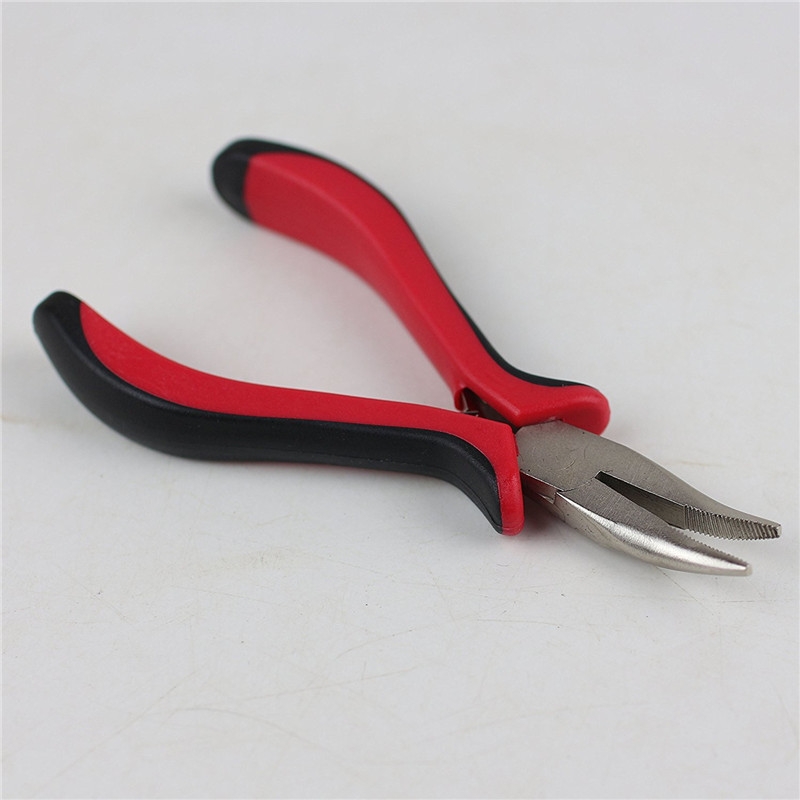 Pliers Loop Threader Bead Device Tool Kits for Silicone Micro Rings Link Hair and Feather Extensions(with Black# Nano Rings) - Image 3