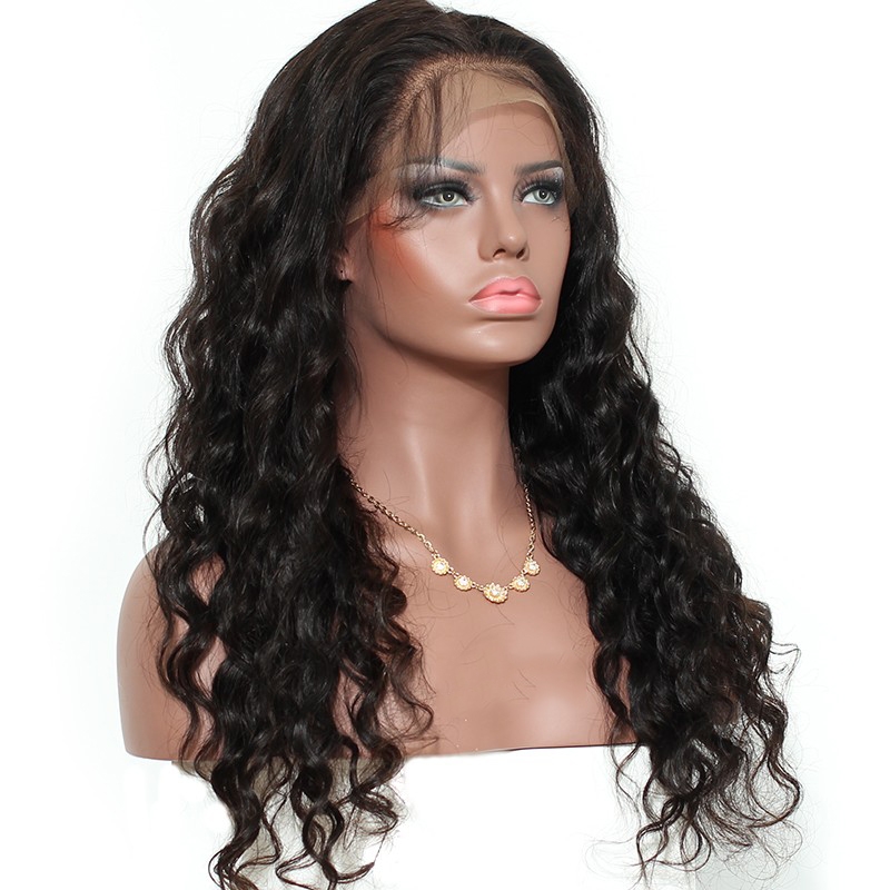 360 Lace Frontal Wigs Full Lace Human Hair Wigs Loose Wave Pre Plucked 360 Lace Wig - Image 2