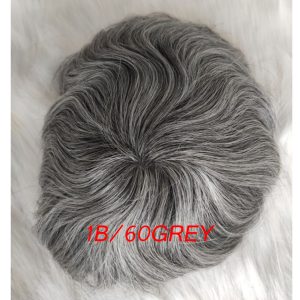Men Wigs Human Hair Toupee Thin Skin Pu Male Wig Hair Prosthesis Men Toupee Hair 8x10inch Replacement System Remy Hair Pieces 7# Brown - Image 13