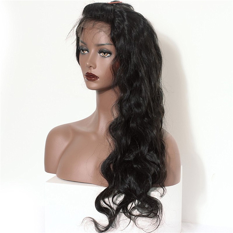 300% Density Lace Front Human Hair Wigs Body Wave Brazilian Remy Human Hair Glueless Front Lace Wig Human Hair for Black Women Natural Color - Image 3