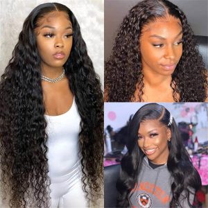 Skin Melt Hd Lace Wigs 13*6 Lace Frontal Wigs Glueless Human Hair Wigs 30 Inch For Sale