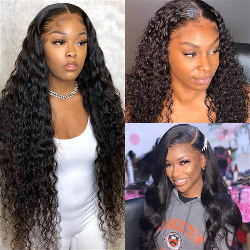 Skin Melt Hd Lace Wigs 13*6 Lace Frontal Wigs Glueless Human Hair Wigs 30 Inch For Sale