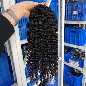 3B 3C Kinky Curly Microlinks Human Hair Extensions Brazilian Virgin Hair Weave Bundles I Tip Hair Extensions Bulk Pwigs - Image 3