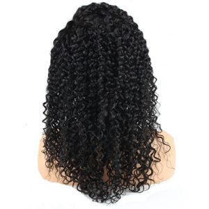 Percent Human Hair Lace Front Wigs Kinky Curly Hiar Natural Hair Line Pre Plucked Lace Front Wig With Natural Hair Line Malaysian Remy Hair - Image 5