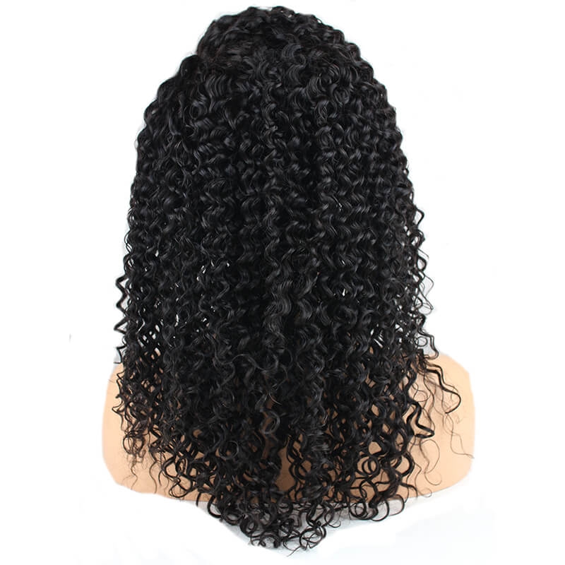 Percent Human Hair Lace Front Wigs Kinky Curly Hiar Natural Hair Line Pre Plucked Lace Front Wig With Natural Hair Line Malaysian Remy Hair - Image 5