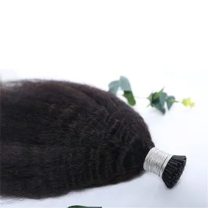 Malaysia Human Hair 100% Unprocessed Raw Remy Wholesale Straight I Tip Hair Extension