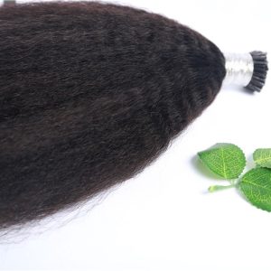 Double Drawn Cuticle Aligned Human Hair I Tip Hair Extensions Wholesale Kinky Straight 10A For I Tip Hair Extensions - Image 6