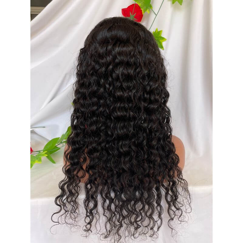 4X4 Silk Top Full Lace Wigs Human Hair Wigs Deep Wave 150% Density Pre-Plucked Natural Hairline For Women - Image 5