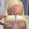 Pwigs Lace Front  HD Swiss Lace #613 Blonde Baby Hair Blonde Hairline HD Swiss Lace Hairline