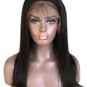 Brazilian Human Hair Straight Style 150% Density 13x6 Lace Wigs Natural Color