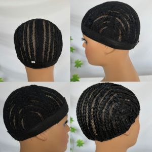 Cornrows Cap Synthetic Hair Braided Wig Caps Crotchet For Easier Sew In Caps for Making