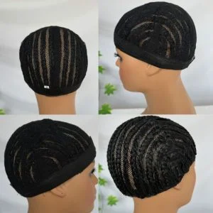 Cornrows Cap Synthetic Hair Braided Wig Caps Crotchet For Easier Sew In Caps for Making