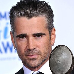 PU V-loop Super Thin Skin Hairpiece Ultra Thin Skin Mens Toupee Invisible Men Hair Replacement Poly Disposable Hairpiece Natural Hairline - Image 4