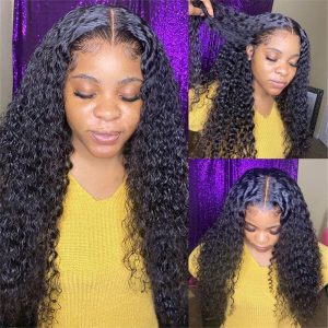 Skin Melt Hd Lace Wigs Curly Hair 13*4 Lace Front Human Hair Wigs For Women Glueless Lace Wig - Image 3
