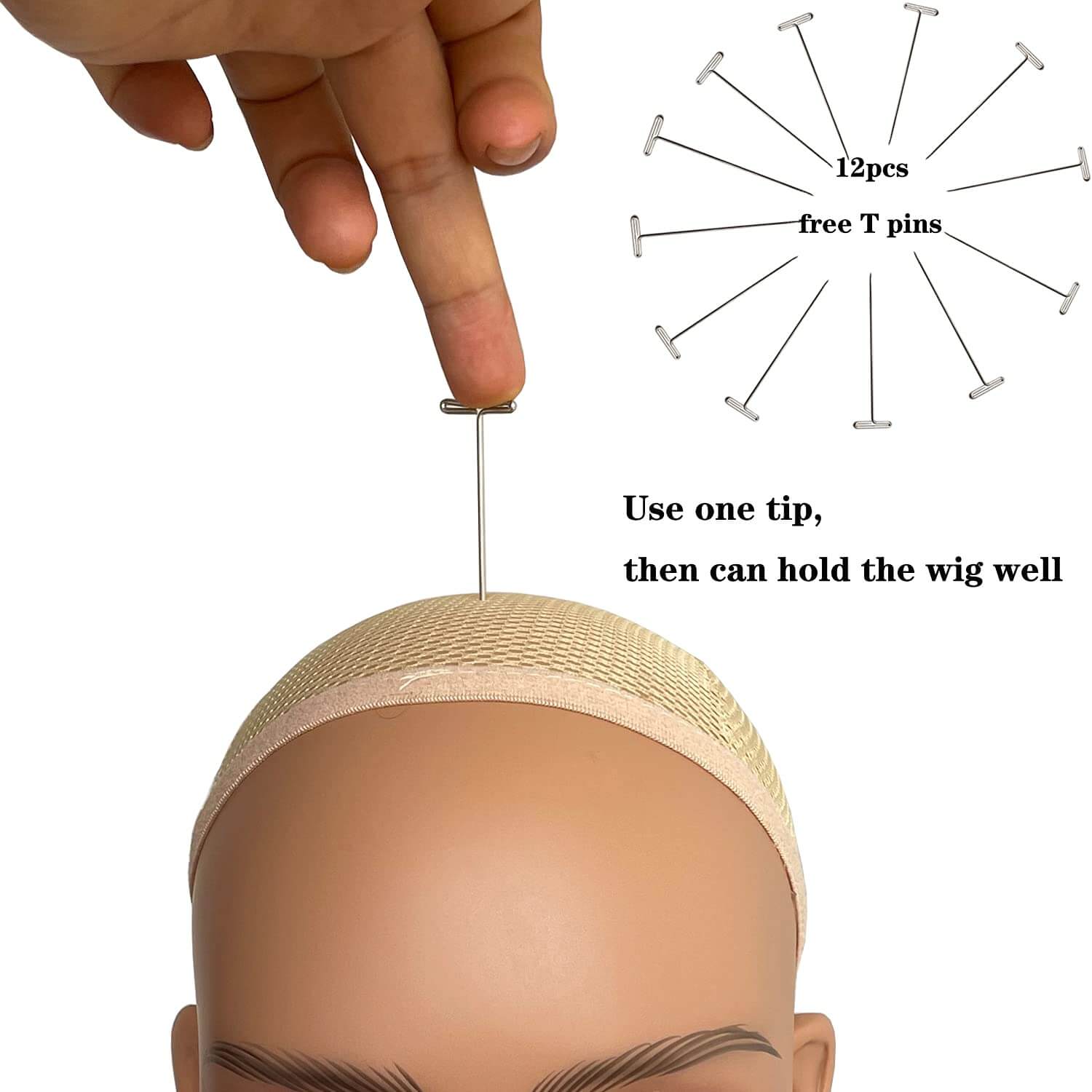 Realistic Female PVC Mannequin Head With Make Up Face and Shoulders Display Manikin Head Bust for Wigs,Makeup,Hats,Sunglasses Beauty Accessories - Image 3