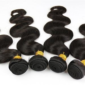 Body Wave Bundles of Hair Extensions for Sale Brazilian Remy Hair Weft 3.5oz/pc 1B - Image 3