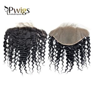 Remy Hair Deep Wave 13x6 Lace Closure With 3pcs Bundles Extensions Nature Human Hair - Image 5