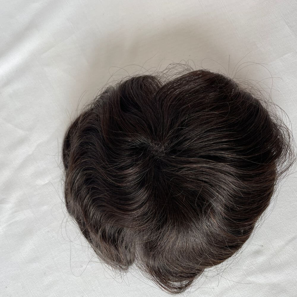 1B60 Side Or Back Hair Patches 8x8 cm Full Skin PU Base Toupee For Men Covering Bald Spots On Head Sides Or Back - Image 14