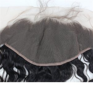 13x6 Lace Frontal Closure Ear to Ear Free Part Loose Wavy Malaysia Human Hair Full Lace Closure Bleached Knots with Baby Hair Natural Color (22 - Image 4