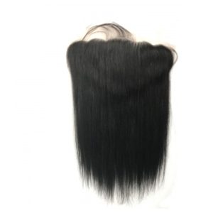 Lace Frontal Closure Ear To Ear 13X6 Free Part With Baby Hair Pre Plucked Brazilian Straight Human Hair - Image 2