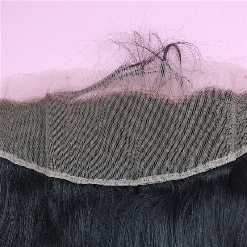 Full Brazilian HD Lace Frontal Closure 13x4 Front Head Size Frontal With Baby Hair Brazilian Straight - Image 4