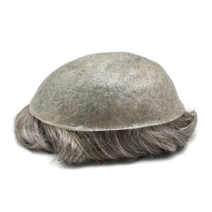 PU V-loop Super Thin Skin Hairpiece Ultra Thin Skin Mens Toupee Invisible Men Hair Replacement Poly Disposable Hairpiece Natural Hairline - Image 11