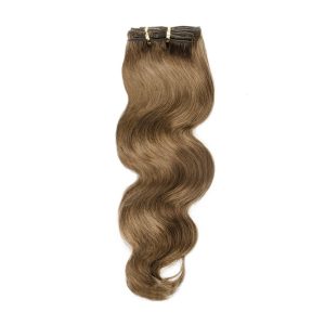 Brazilian Hair Clip In Hair Extensions Body Wave Remy Hair #8 Colored Hair Hxtensions - Image 3