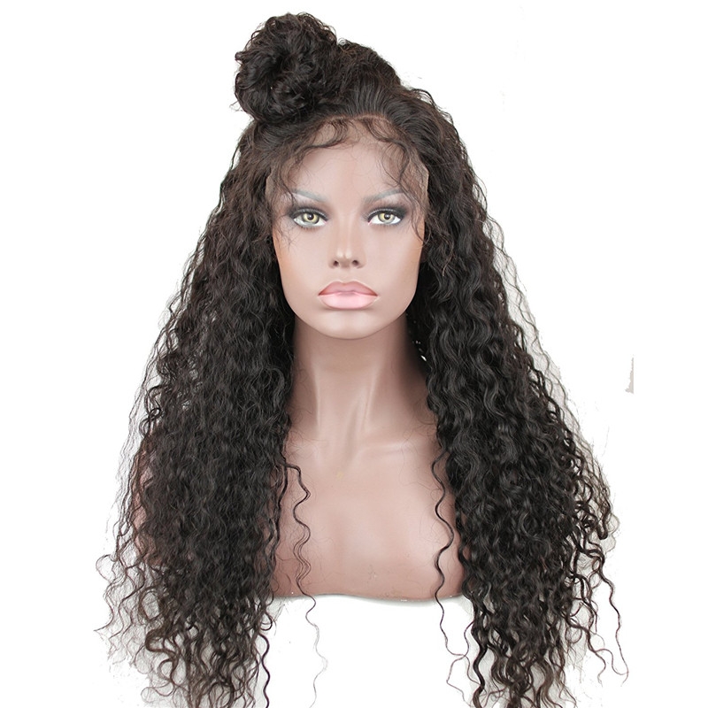 Water Wave Remy Human Hair Lace Front Wig for Black Women Bleached Knots and Baby Hair Around 16inch - Image 4