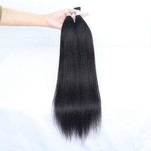 Brazilian Silk Straight I Tip Microlinks Hair Extensions Human Hair For Black Women I Tip Virgin Hair Extensions Pwigs - Image 2