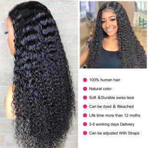 Hd Swiss Lace 13*4 Human Hair Lace Front Wigs Pre Plucked 5*5/4*4 Invisible Lace Curly Wigs - Image 7