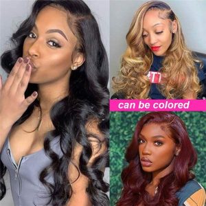 Hd Transparent Lace Wigs Body Wave 13X4 Lace Frontal Human Hair Wigs Pre Plucked Hairline - Image 4