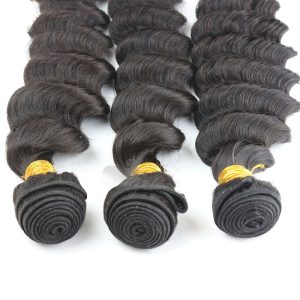 3pcs lot 100g Unprocessed 8A Grade brazilian Remy Hair Extensions 3 Bundles Deep Wave Human Hair Weft fast shipping - Image 5