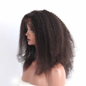 Brazilian Wigs 150% Density Natural Hair Line Afro Kinky Curly Full Lace Wigs Real Human Hair Wigs - Image 3
