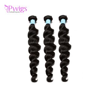 Loose Wave 5x5 Lace Closure With Baby Hair With Bundles Brazilian Remy Hair Human Hair Closure - Image 4